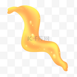黄色动感液体图片_金色流动感液体油