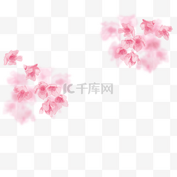 情人节日图片_桃花烂漫情人节插画