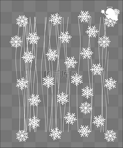 卡通花纹雪花图片_卡通花纹雪花手绘花纹