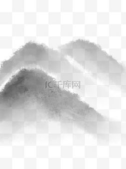 水墨山图片_ 中国风水墨山