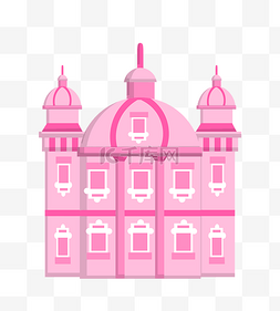 梦幻粉色城堡