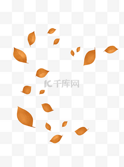树叶漂浮图片_秋天秋色枯叶飘落漂浮素材