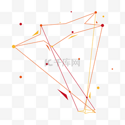 几何线条简约图片_科技简约创意几何元素