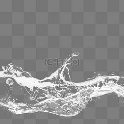 水环图片_飞溅的水花水纹元素