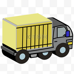 送货及时图片_箱式送货卡车