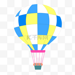 升空气球图片_矢量手绘卡通热气球