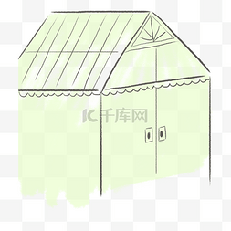 绿色房屋建筑