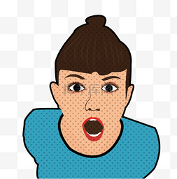 人体器官卡通风格牙齿怪物嘴巴呲牙咧嘴露出獠牙卡通风格嘴巴张嘴巴