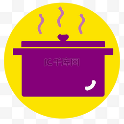 厨房热锅免抠图标