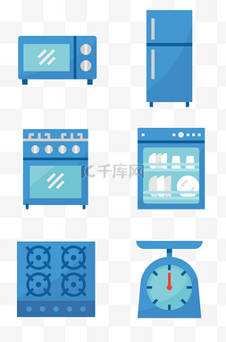 写实风图标图片_厨房电器用品相关图标