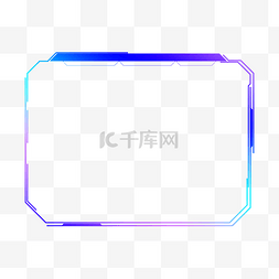 高科技边框ui图片_科技元素边框高清图