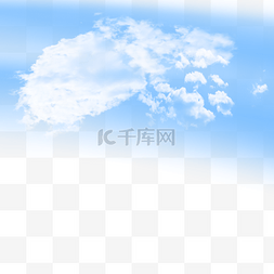 天空免抠素材图片_蓝天白云效果元素