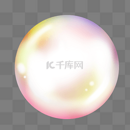 彩色漂浮圆形图片_彩色的梦幻气泡