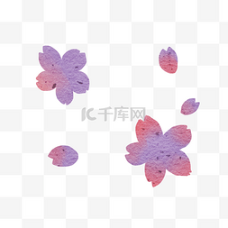 粉紫色花瓣图片_粉紫色鲜花花瓣png