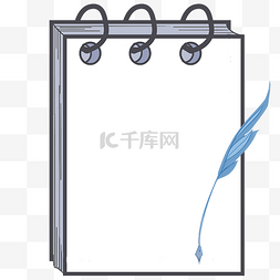 卡通本子边框图片_卡通笔记本边框插图