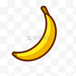 水果蔬菜mbe图片_MBE风格香蕉矢量插画