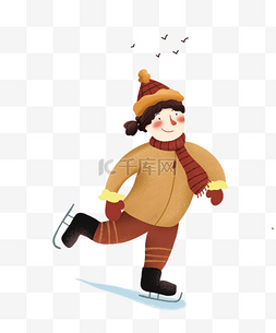  滑雪女孩 