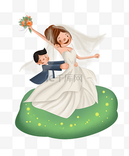 婚礼度蜜月图片_婚礼季爱情西式婚礼新郎新娘