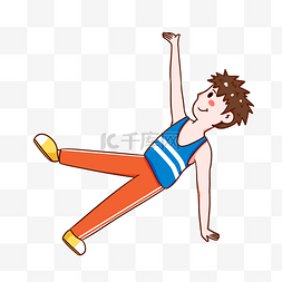 跑步健康运动图片_男生健身锻炼做瑜伽