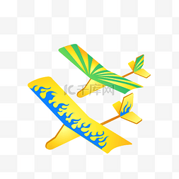 彩色铅笔卡通背景图片_卡通飞机儿童玩具设计