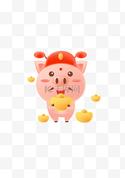 2019猪年金猪立体猪