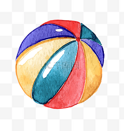 可爱彩色字图片_彩绘卡通玩具沙滩球设计
