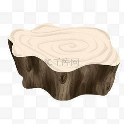 木桩木质桌子 
