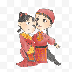 中式复古婚纱照