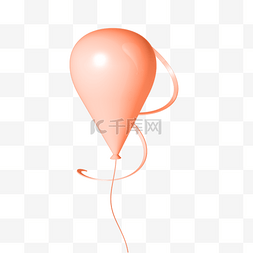 粉红色的气球免抠图