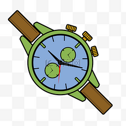 绿色手表图片_猕猴桃色绿手表图案