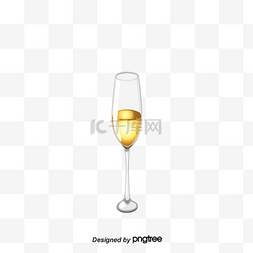 香槟金银箔家具图片_香槟手绘一对高脚杯