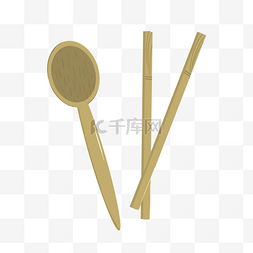 木质筷子勺子图片_木质筷子勺子 