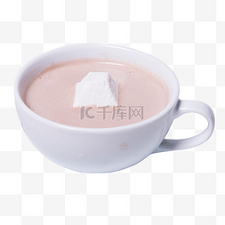实拍白色杯子冷热饮奶茶