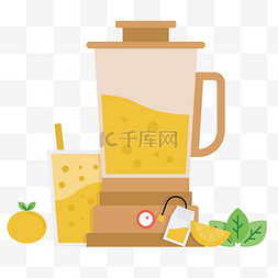 营养早餐机图片_果汁机豆浆机造型元素