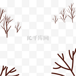 融雪图片_插画风冬天雪天小心路滑9