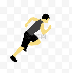 青年海报图片_运动跑步的男青年