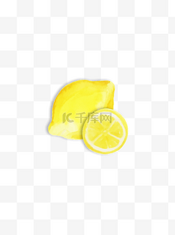 手绘水果之柠檬