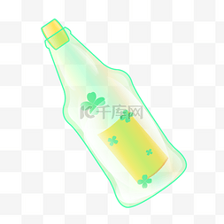 绿色漂流瓶 
