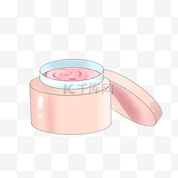 粉色盒装身体乳