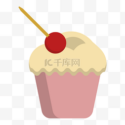 冰淇淋蛋糕甜品图片_卡通矢量冰淇淋蛋糕.