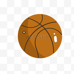 卡通运动篮球矢量图标免抠图PNG