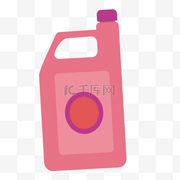 洗手液贴纸图片_粉色创意瓶子创意元素