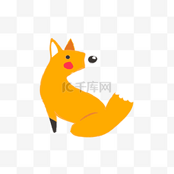 动物狐狸动物插画图标