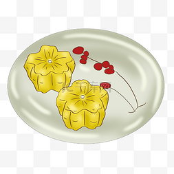 手绘中国传统食物插画