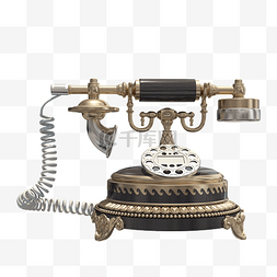 家用电器奢华的古董电话