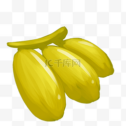 香蕉白色乳白
