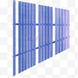 围栏设计图片_蓝色栅栏设计图形