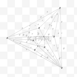 矢量名片素材图片_点线几何图形矢量元素