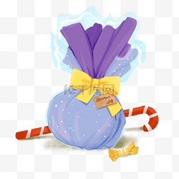 ps包装图片_圣诞节紫色包装纸包装平安果礼物
