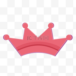 卡通粉色皇冠标图